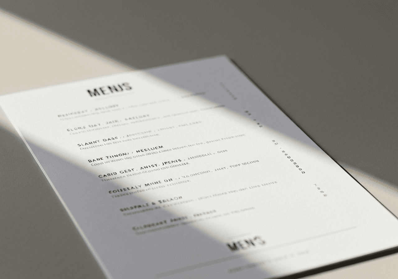 Menus