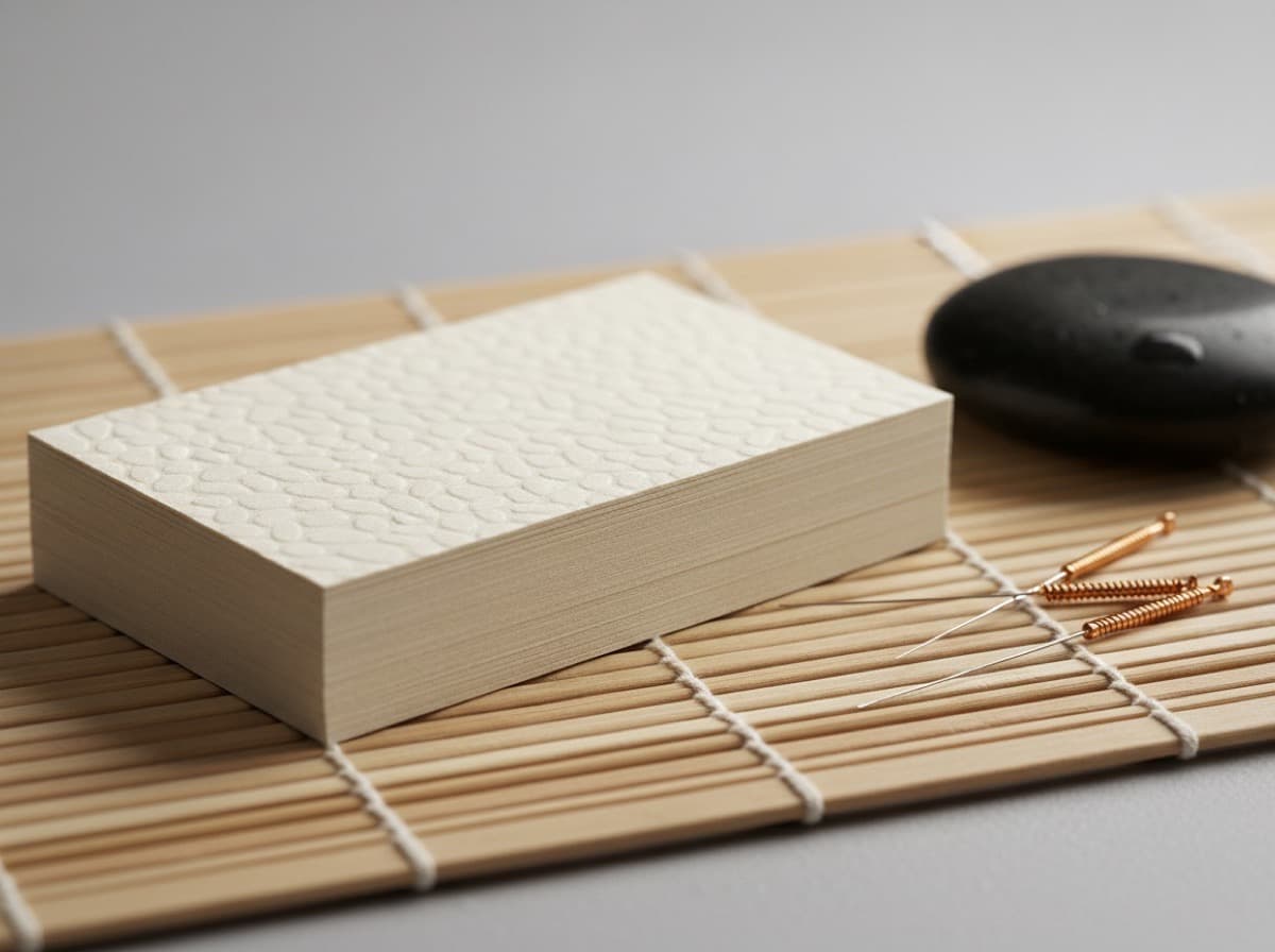 Acupuncturist and Oriental Medicine Practitioner Business Cards for LAc and DACM Professionals