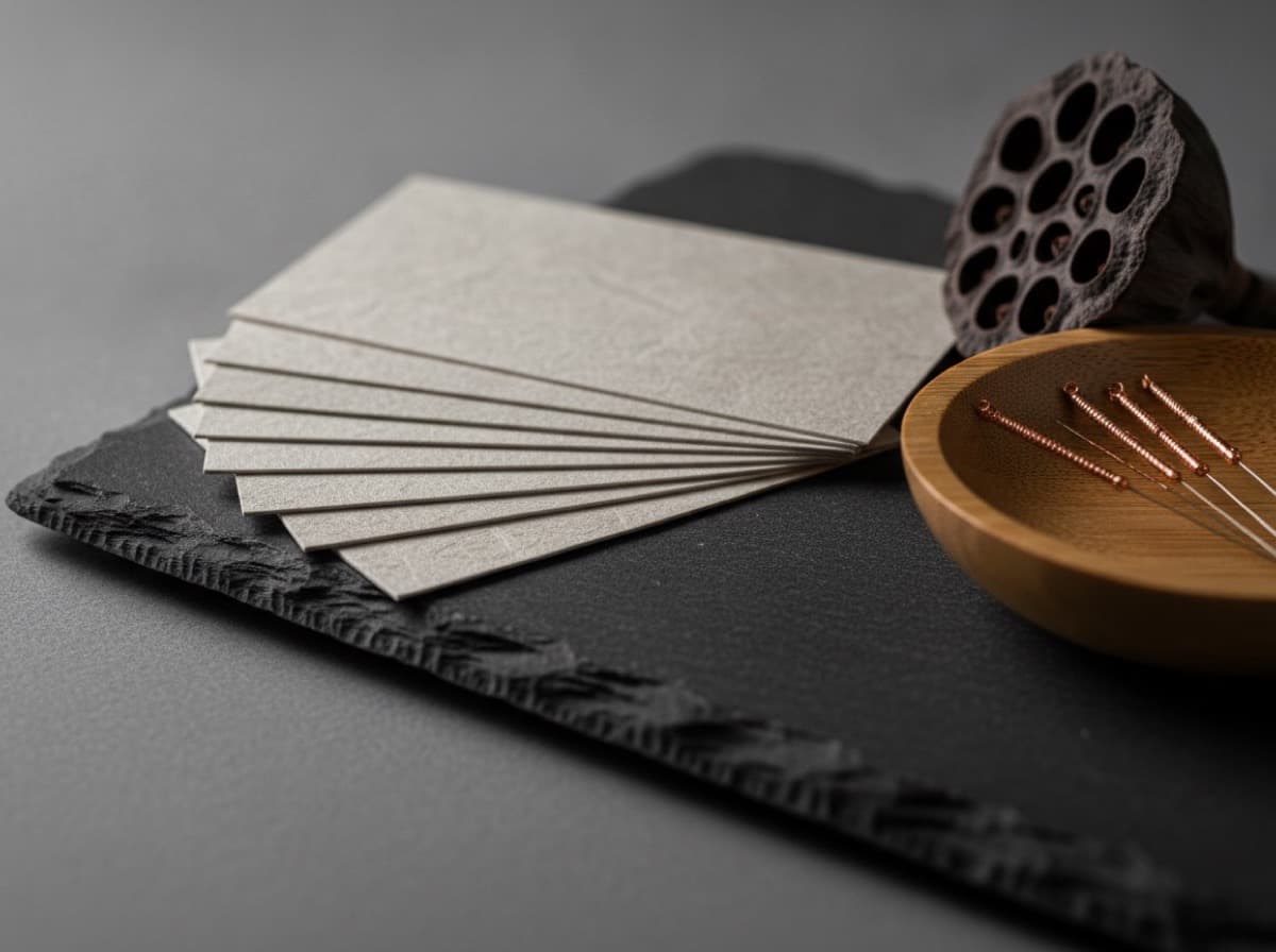Acupuncturist Business Cards for L.Ac. Dipl.Ac. NCCAOM Certified Chinese Medicine Practitioners