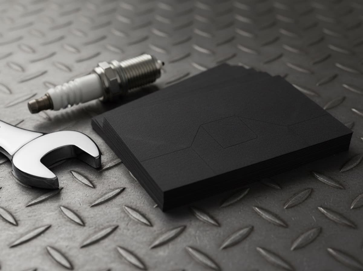 Auto Mechanic Business Cards That Keep Cars — and Clients — Coming Back