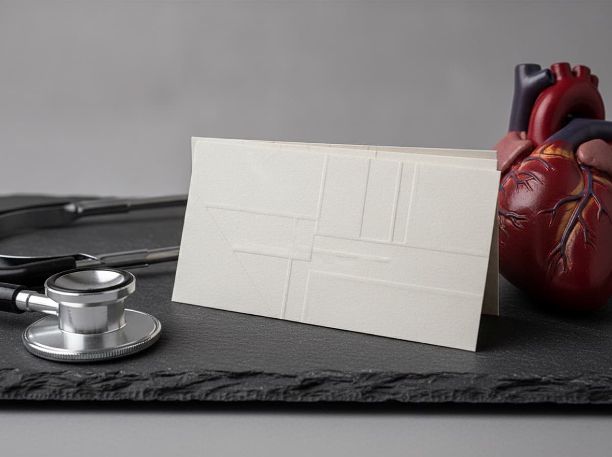 Cardiologist Business Cards for Cardiology and Cardiac Specialty Practice