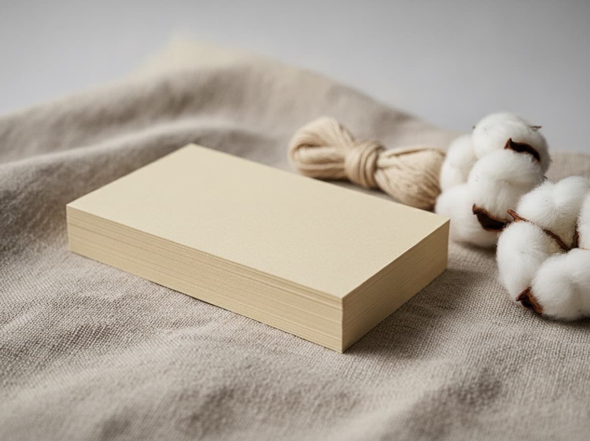 Cotton vs Standard Cardstock for Business Cards