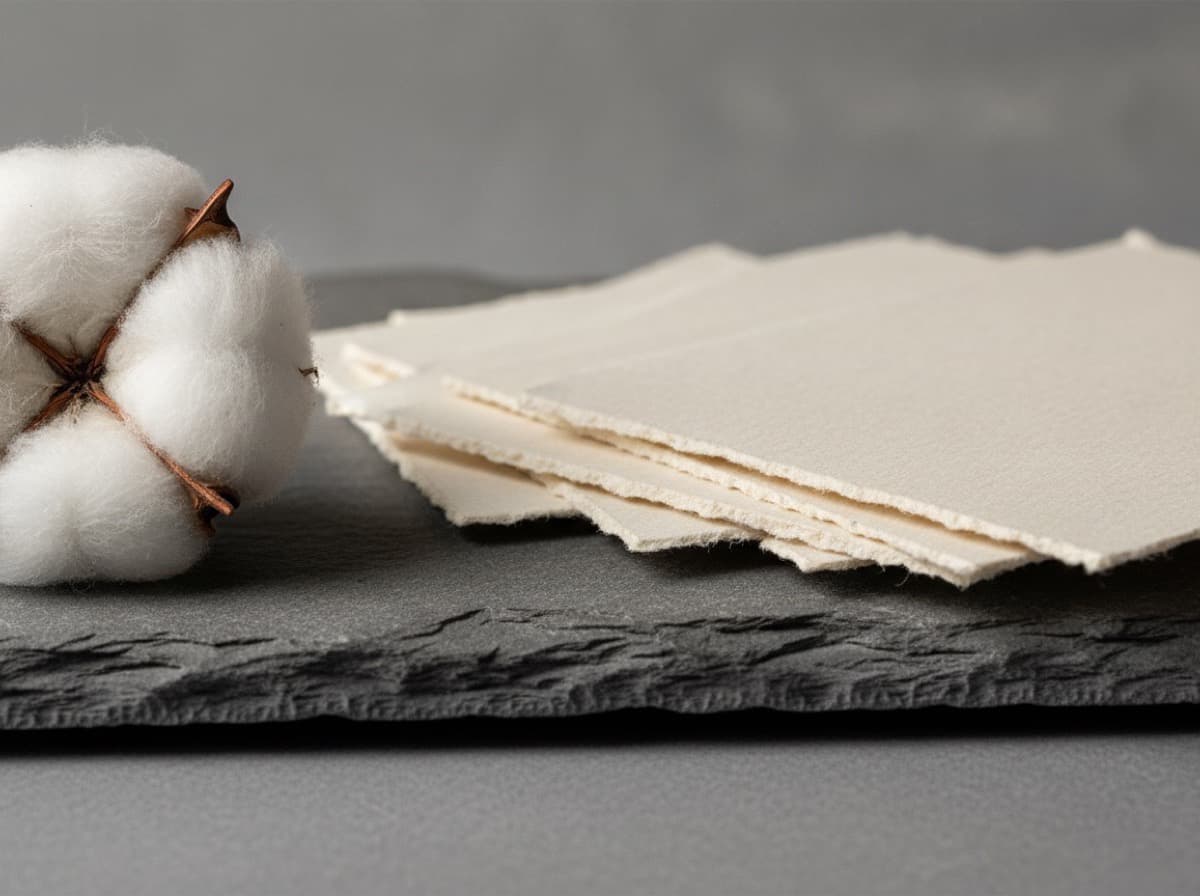 Cotton Paper vs. Synthetic Paper vs. Standard Stock: Business Card Material Guide