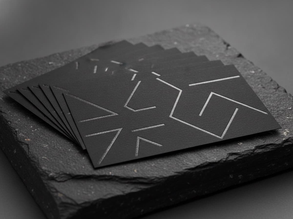 Dark Background Business Cards: Design Rules for Black and Deep Color Cards