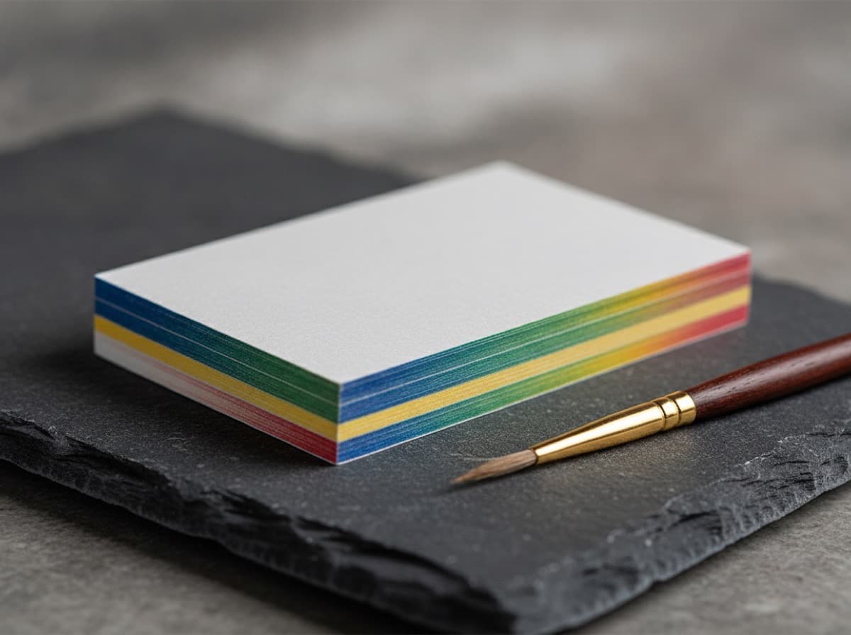 Edge Painted Business Cards: Colors, Techniques, and Design Considerations
