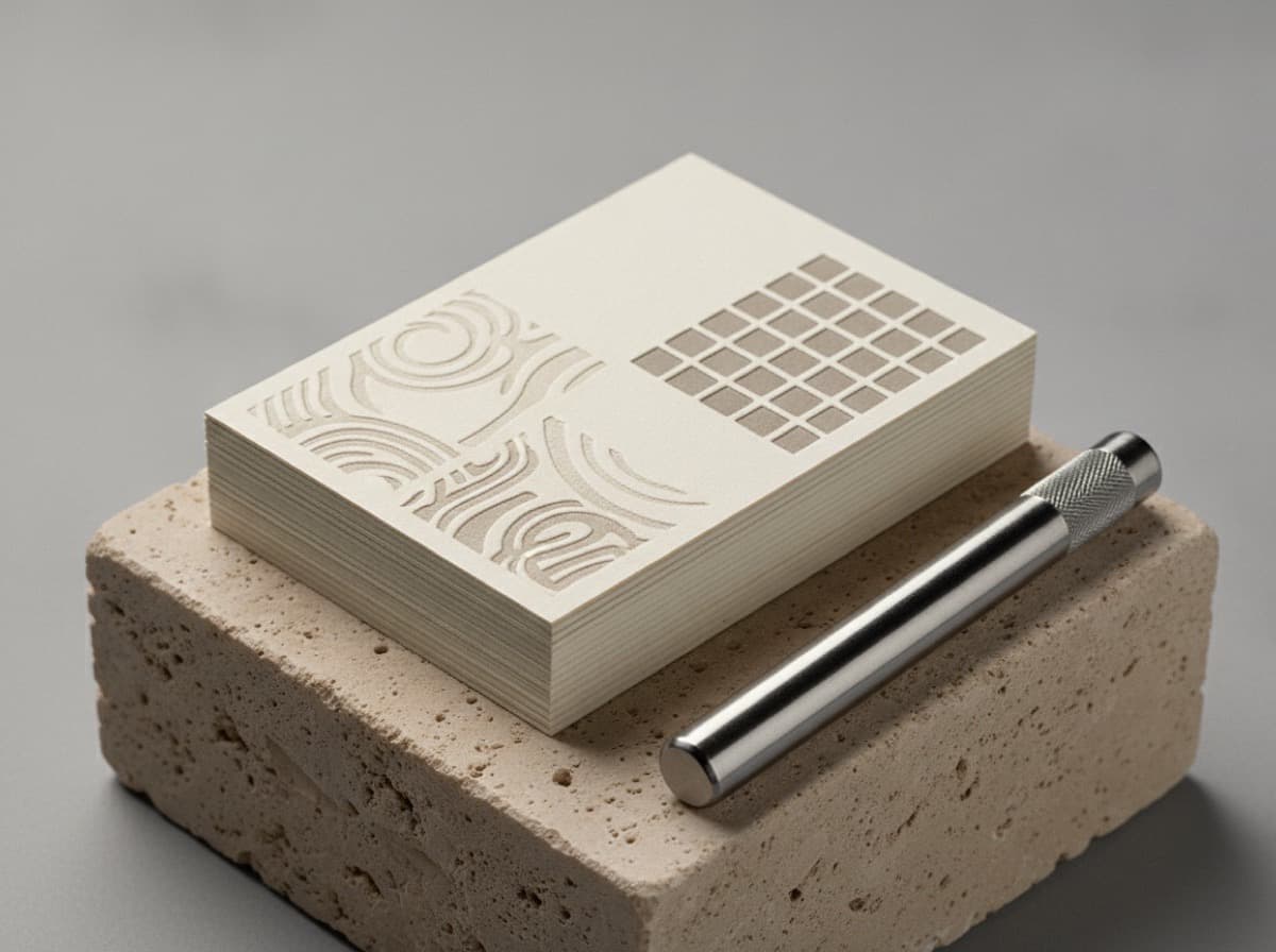 Embossing vs Debossing on Business Cards: What's the Difference?
