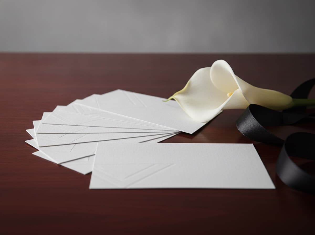 Funeral Director and Licensed Mortician Business Cards for Funeral Home Professionals