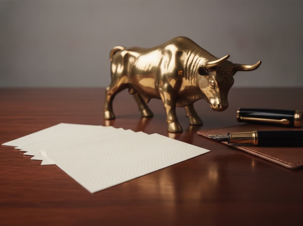 Investment Banker and CFA Charterholder Business Cards for Financial Services Professionals
