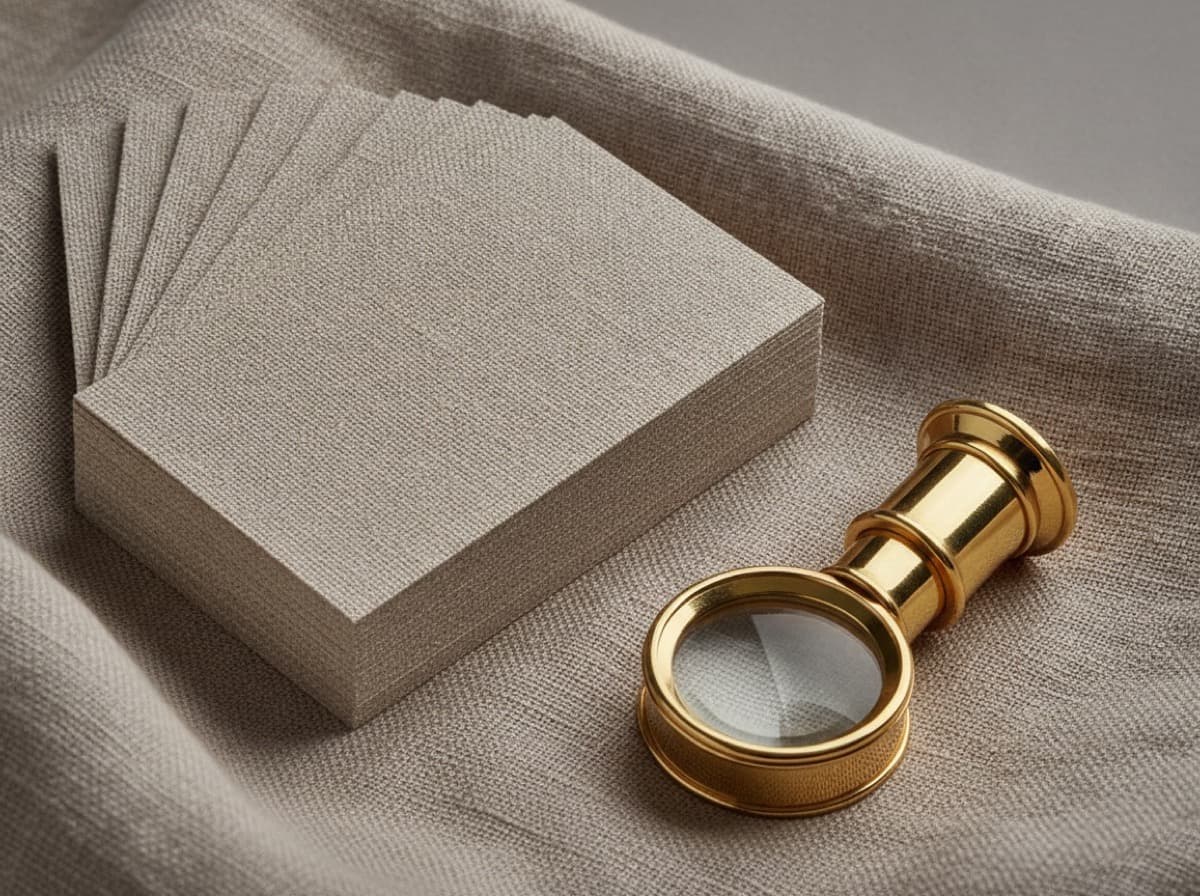 Linen Texture Business Cards Paper Finish Guide to Textured and Specialty Stock Card Printing
