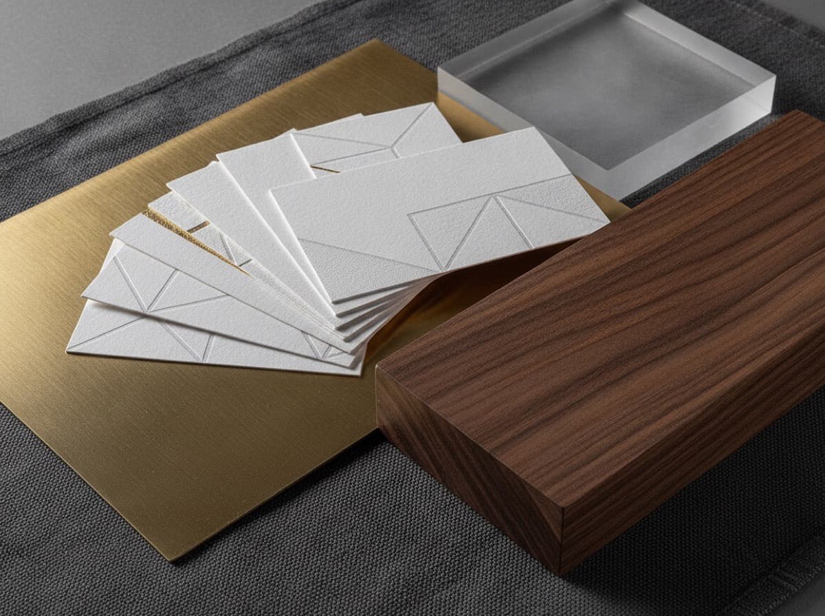 Luxury Business Card Materials: Metal, Wood, Plastic, and Premium Paper Options