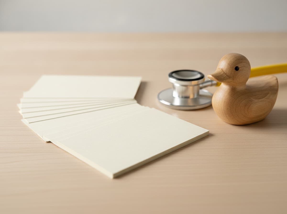 Pediatrician Business Cards for Children's Health Practice