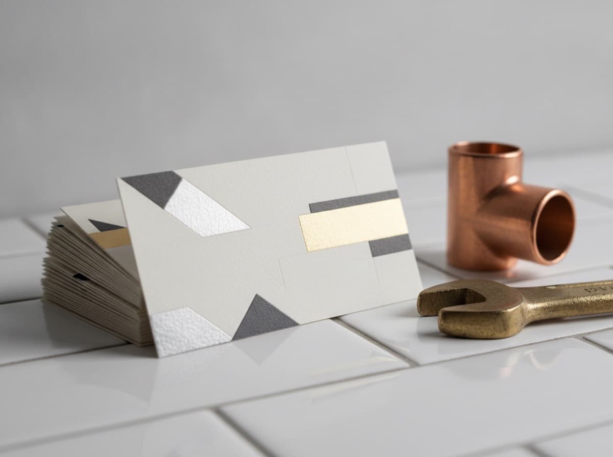 Plumber Business Cards That Keep Your Name on Refrigerators and Speed Dials
