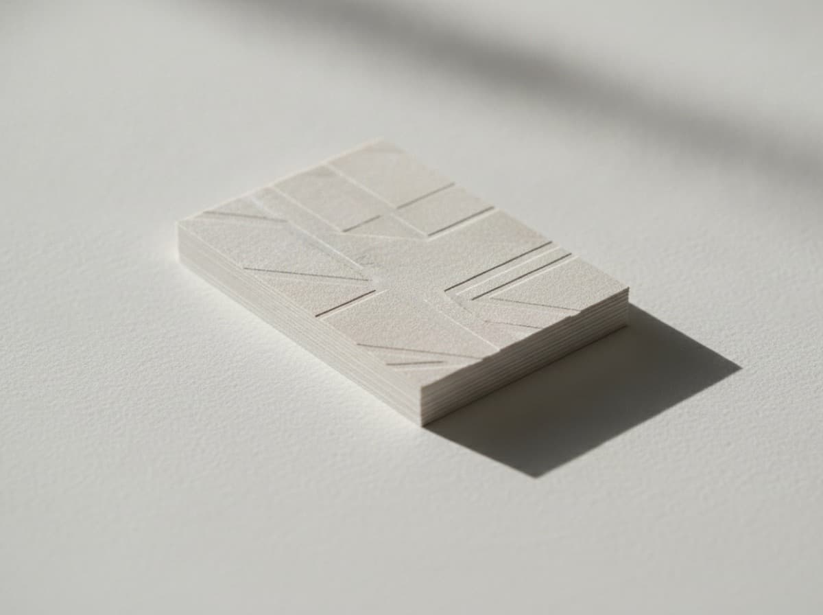 White Space in Business Card Design: Why Less Is More on a 3.5" × 2" Card